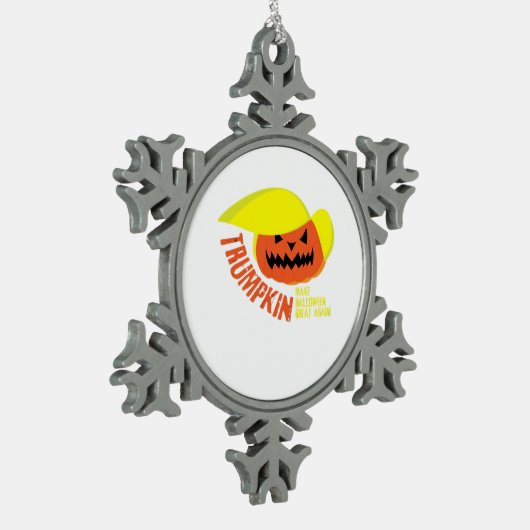 Trumpkin - Grappige Mash Tin Sneeuwvlok Ornament (Links)