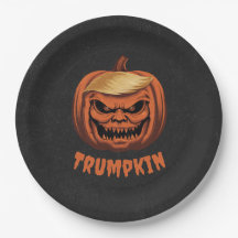 Trumpkin - Grinning Donald Trump Halloween Pompoen