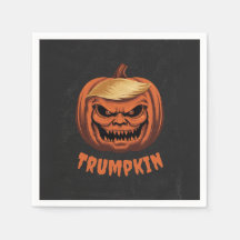 Trumpkin - Grinning Donald Trump Halloween Pompoen