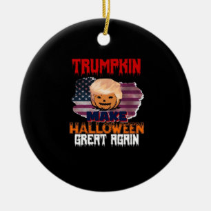 Trumpkin Halloween Classic Keramisch Ornament