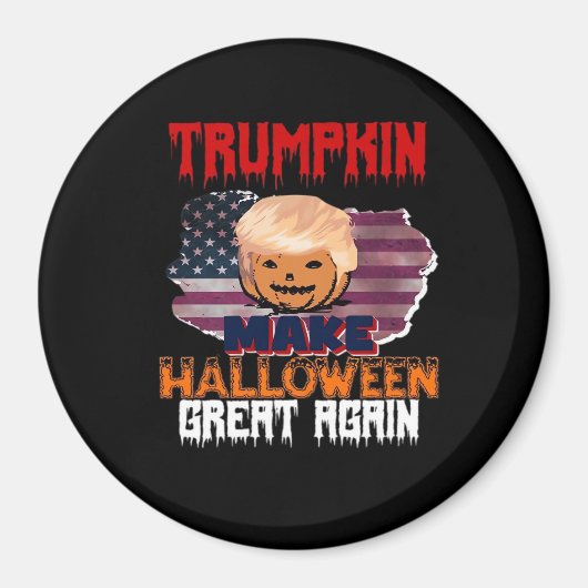 Trumpkin Halloween Classic Magneet (Voorkant)