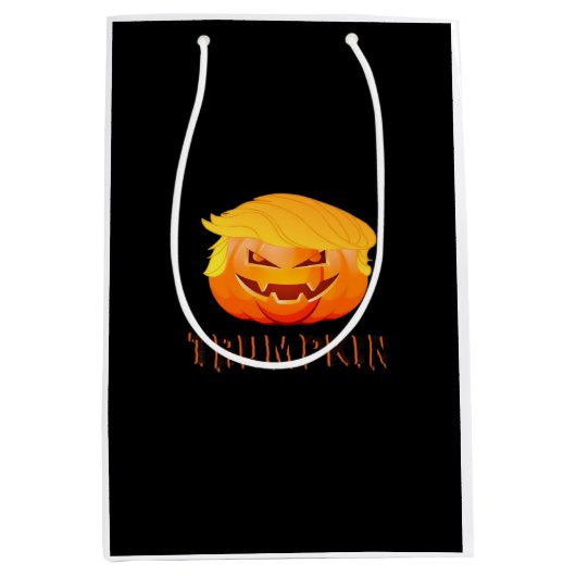 Trumpkin Halloween Classic Medium Cadeauzakje (Voorkant)