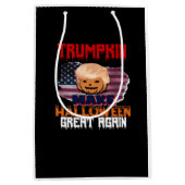 Trumpkin Halloween Classic Medium Cadeauzakje (Voorkant)