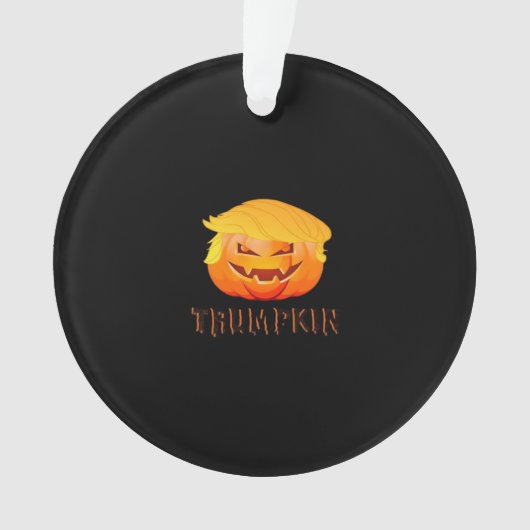 Trumpkin Halloween Classic Ornament (voorkant)