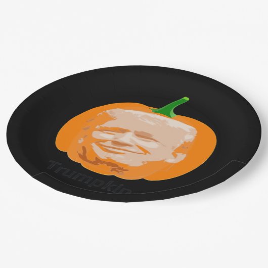 Trumpkin Halloween Classic Papieren Bordje (Gekanteld)