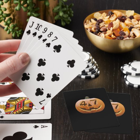 Trumpkin Halloween Classic Pokerkaarten (Insitu)