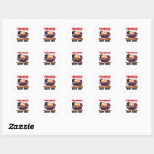 Trumpkin Halloween Classic Ronde Sticker (Vel)