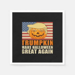 Trumpkin Halloween Funny Classic & Basic Design Servet