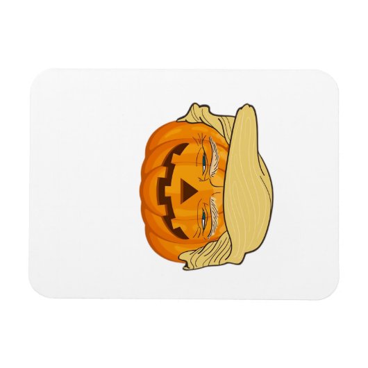 Trumpkin Halloween Funny Classic – Basic Herfst Sl Magneet (Horizontaal)
