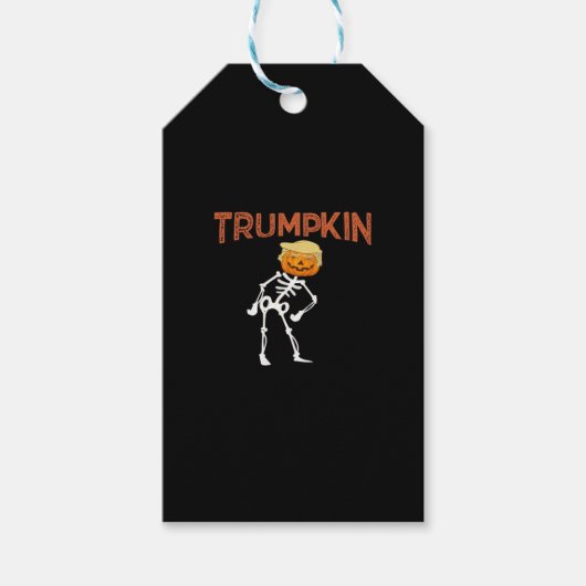Trumpkin Halloween Funny Classic Cadeaulabel (Voorkant)