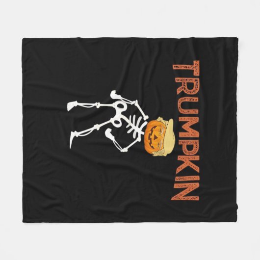Trumpkin Halloween Funny Classic Fleece Deken (Voorkant (Horizontaal))