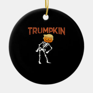 Trumpkin Halloween Funny Classic Keramisch Ornament
