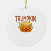 Trumpkin Halloween Funny Classic - Luiaard Masker Keramisch Ornament (Voorkant)