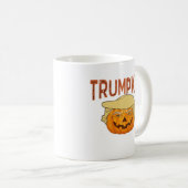 Trumpkin Halloween Funny Classic - Luiaard Masker  Koffiemok (Voorkant rechts)