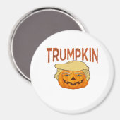 Trumpkin Halloween Funny Classic - Luiaard Masker Magneet (Voorkant / Achterkant)