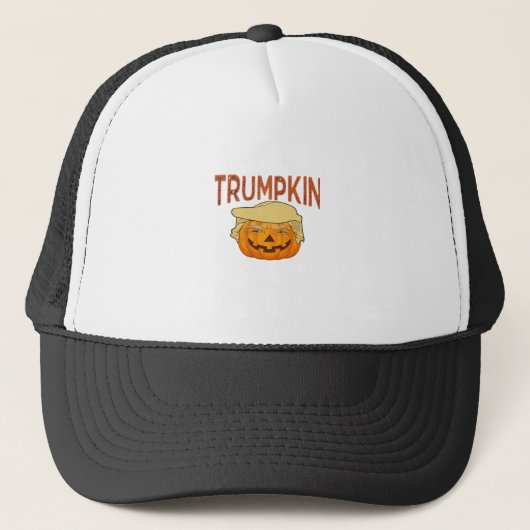 Trumpkin Halloween Funny Classic - Luiaard Masker  Trucker Pet (Voorkant)
