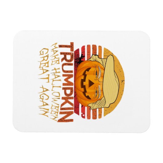 Trumpkin Halloween Funny Classic Magneet (Horizontaal)