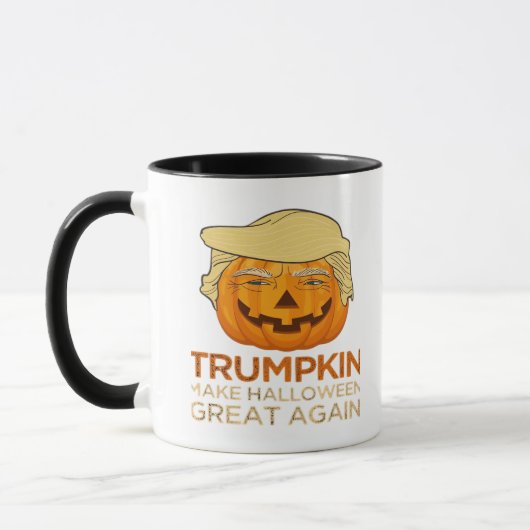 Trumpkin Halloween Funny Classic Mok (Links)