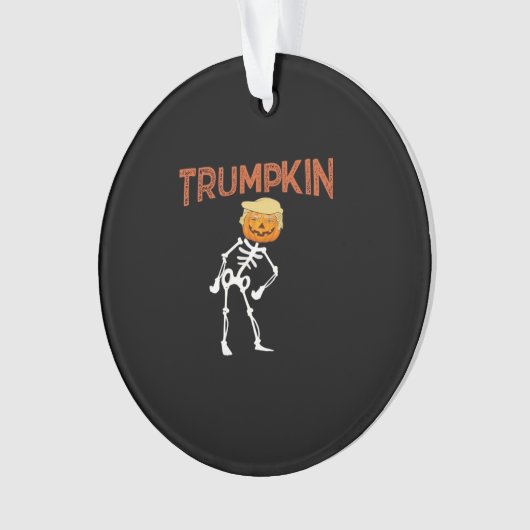 Trumpkin Halloween Funny Classic Ornament (voorkant)