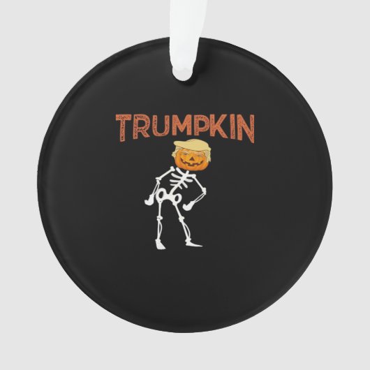 Trumpkin Halloween Funny Classic Ornament (voorkant)