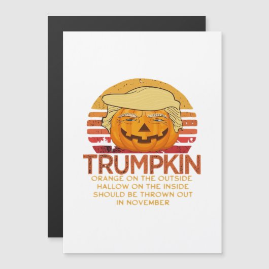 Trumpkin Halloween Funny Classic - Politieke Pumpk (Voorkant / Achterkant)