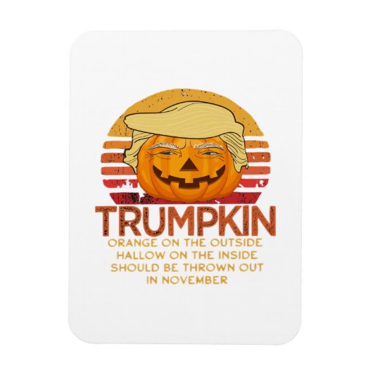 Trumpkin Halloween Funny Classic - Politieke Pumpk Magneet (Verticaal)