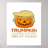 Trumpkin Halloween Funny Classic Poster (Voorkant)