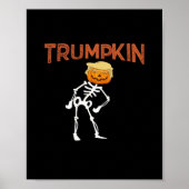 Trumpkin Halloween Funny Classic Poster (Voorkant)