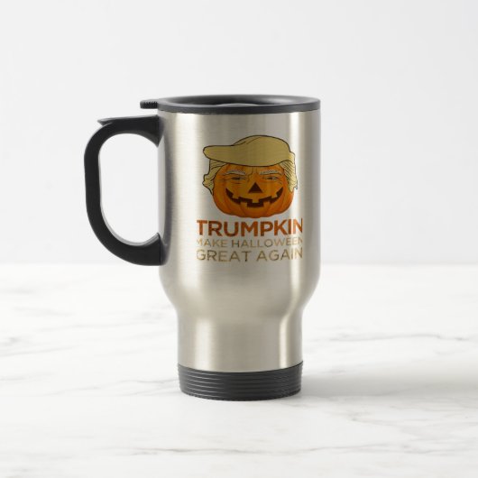 Trumpkin Halloween Funny Classic Reisbeker (Links)