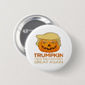 Trumpkin Halloween Funny Classic Ronde Button 5,7 Cm (Voorkant /achterkant)