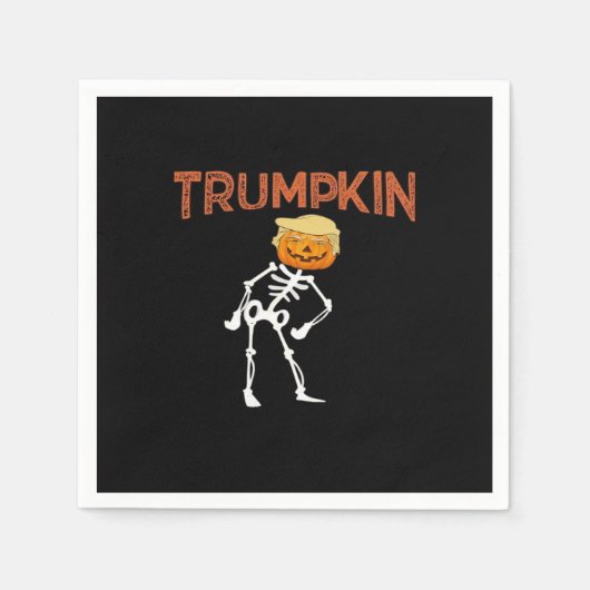 Trumpkin Halloween Funny Classic Servet (Voorkant)