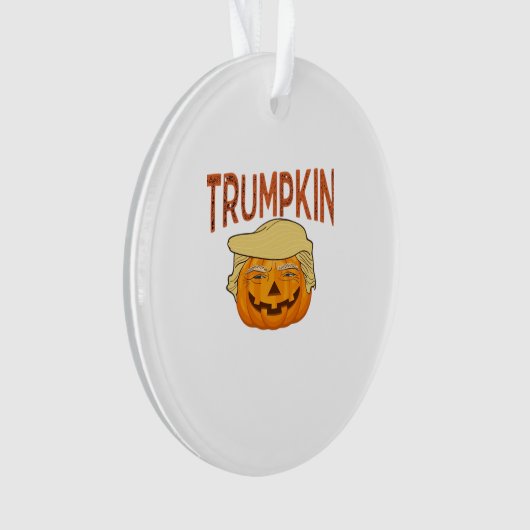 Trumpkin Halloween Funny Classic – Sloth Mask Desi Ornament (voorkant)