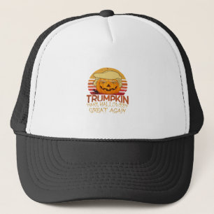 Trumpkin Halloween Funny Classic Trucker Pet
