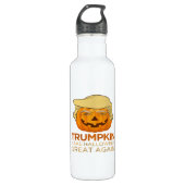 Trumpkin Halloween Funny Classic Waterfles (Voorkant)