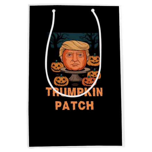 Trumpkin Halloween - Grappige politieke pompoen De Medium Cadeauzakje (Voorkant)