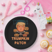 Trumpkin Halloween - Grappige politieke pompoen De Papieren Bordje (Feest)
