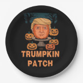 Trumpkin Halloween - Grappige politieke pompoen De Papieren Bordje (Voorkant)