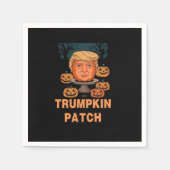 Trumpkin Halloween - Grappige politieke pompoen De Servet (Voorkant)
