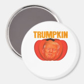 Trumpkin Halloween Jack O Lantern Grafisch Grappig Magneet (Voorkant / Achterkant)