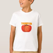 Trumpkin Halloween Jack O Lantern Grafisch Grappig T-shirt (Voorkant)