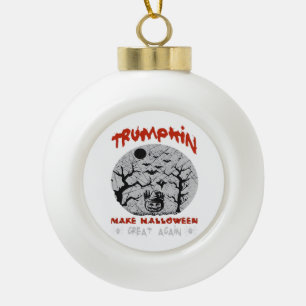 Trumpkin Halloween Keramische Bal Ornament