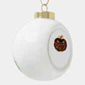 Trumpkin Halloween Keramische Bal Ornament (Links)