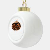 Trumpkin Halloween Keramische Bal Ornament (Rechts)