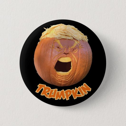 Trumpkin Halloween-knoopbadge Ronde Button 5,7 Cm (Voorkant)