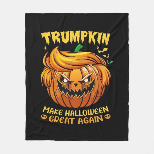 Trumpkin Halloween - Maak Halloween weer geweldig  Fleece Deken (Voorkant)