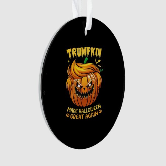 Trumpkin Halloween - Maak Halloween weer geweldig  Ornament (voorkant)