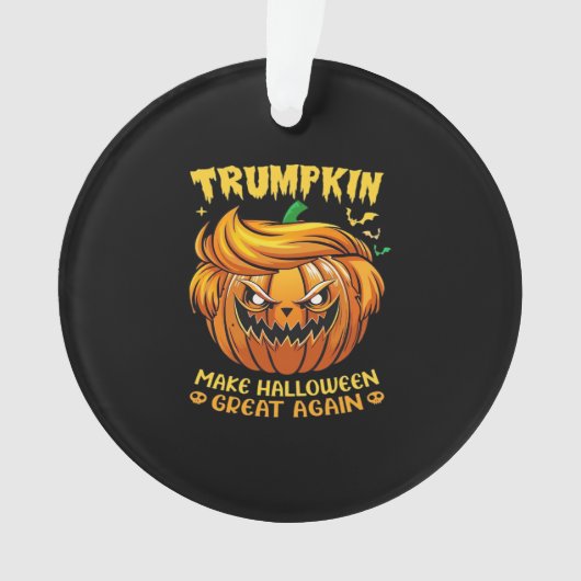 Trumpkin Halloween - Maak Halloween weer geweldig  Ornament (voorkant)