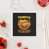 Trumpkin Halloween - Maak Halloween weer geweldig Servet (Insitu)