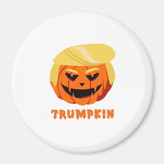 Trumpkin Halloween Magneet (Voorkant)