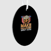 Trumpkin Halloween Politiek Grappig Ornament (voorkant)